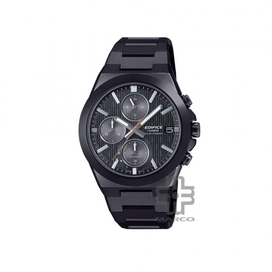 Casio Edifice EFS-S650DC-1A Black Stainless Steel Band Men Watch