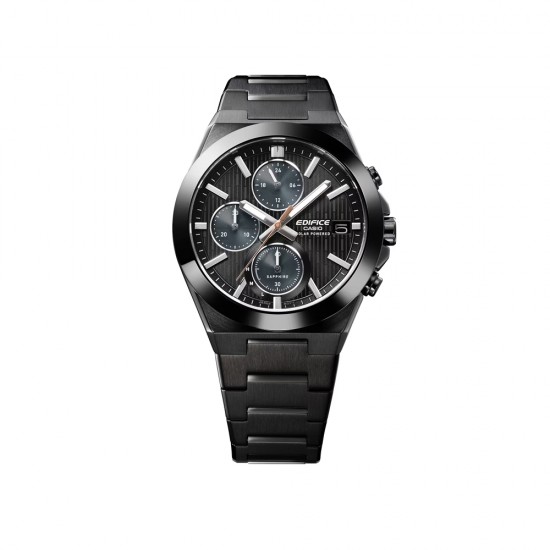Casio Edifice EFS-S650DC-1A Black Stainless Steel Band Men Watch