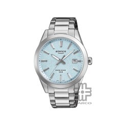 Casio Edifice EFV-160D-2BV Silver Stainless Steel Band Men Watch