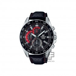Casio Edifice EFV-550L-1AV Standard Chronograph Leather Men Watch