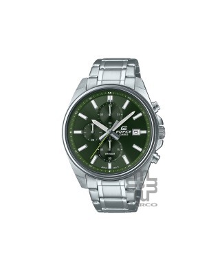 Casio Edifice EFV-610D-3CV Silver Stainless Steel Band Men Watch