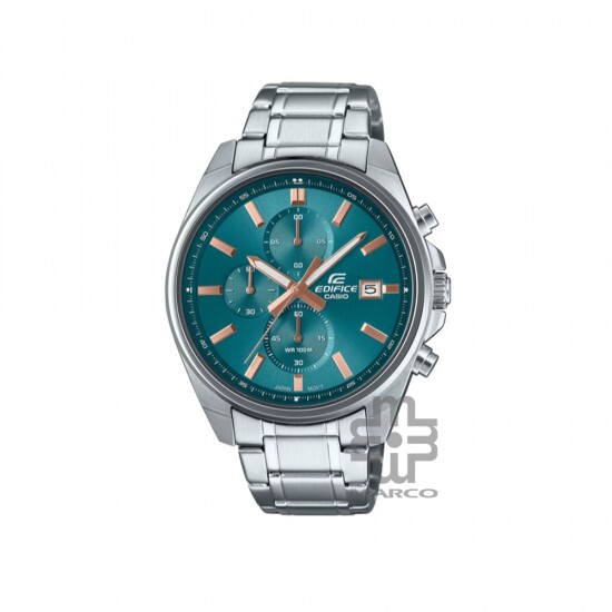 Casio Edifice EFV-610DE-2A Silver Stainless Steel Band Men Watch