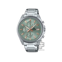Casio Edifice EFV-610DE-3AU Silver Stainless Steel Band Men Watch