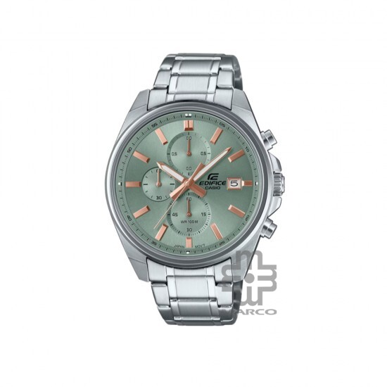 Casio Edifice EFV-610DE-3AU Silver Stainless Steel Band Men Watch