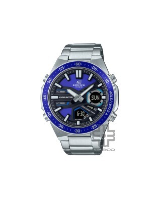 Casio Edifice EFV-C110D-2AV Silver Stainless Steel Band Men Watch