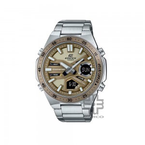 Casio Edifice EFV-C110D-5A Silver Stainless Steel Band Men Watch
