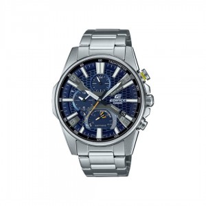 Casio Edifice EQB-1200D-2A Silver Stainless Steel Band Men Watch