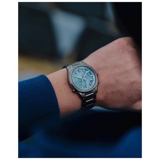 Casio Edifice EQB-1300DC-3A Gray Stainless Steel Band Men Watch