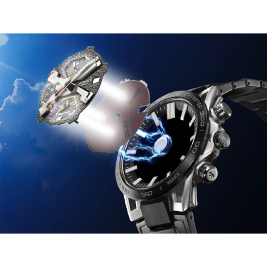 Casio Edifice EQB-2000DC-1A Black Stainless Steel Band Men Watch