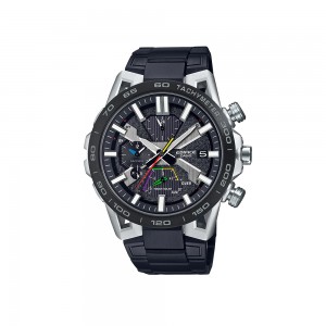 Casio Edifice EQB-2000DC-1A Black Stainless Steel Band Men Watch