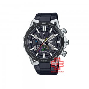 Casio Edifice EQB-2000DC-1A Black Stainless Steel Band Men Watch