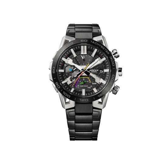 Casio Edifice EQB-2000DC-1A Black Stainless Steel Band Men Watch