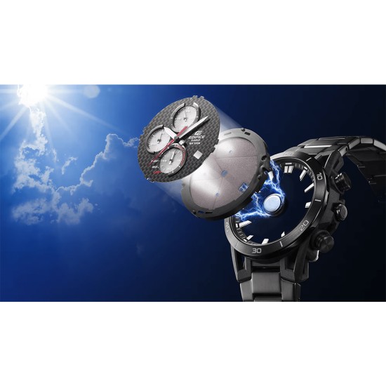 Casio Edifice EQS-960PB-1AV Black Resin Band Men Watch