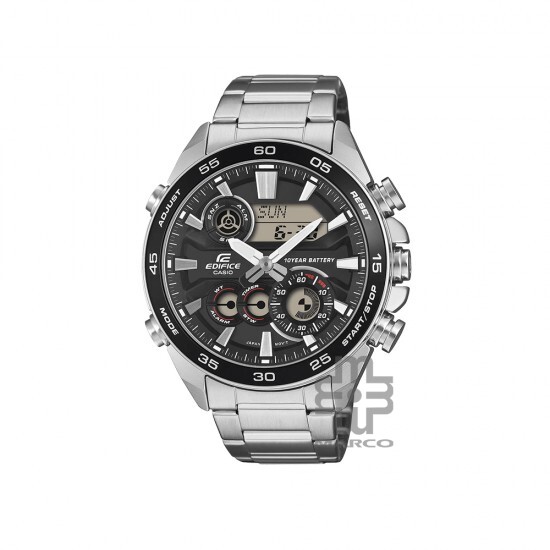 Casio Edifice ERA-130D-1A Silver Stainless Steel Band Men Watch