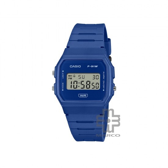 Casio General F-91WB-2A1 Blue Bio-Based Resin Band Men Watch / Women Watch / Youth Watch Casio General F-91WB-2A1 Blue Bio-Based Resin Band Men Watch / Women Watch / Youth Watch