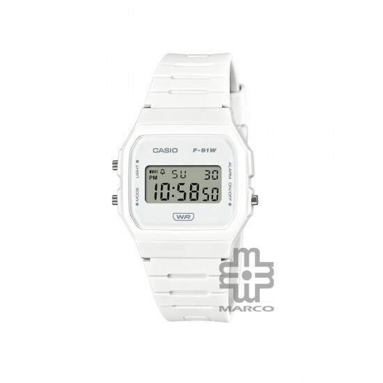 Casio General F-91WB-7A White Bio-Based Resin Band Men Watch / Women Watch / Youth Watch Casio General F-91WB-7A White Bio-Based Resin Band Men Watch / Women Watch / Youth Watch