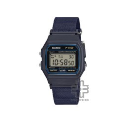 Casio General F-91WF-2A Blue Cloth Band Men Watch / Women Watch / Unisex Watch
