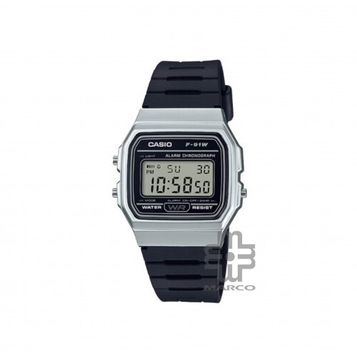 Casio General F-91WM-7A Digital Black Resin Band Men Watch / Women Watch / Youth Watch