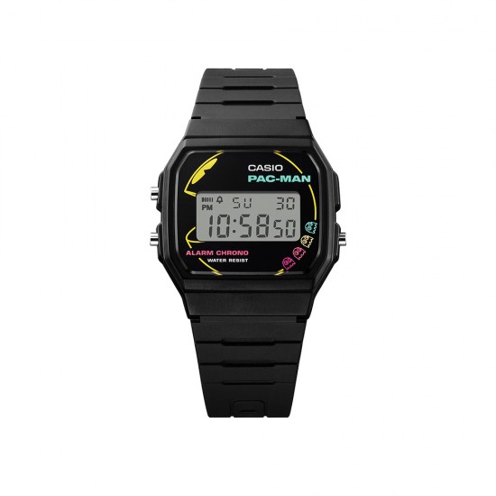 Casio General F-91WPC-1A PAC-MAN Black Resin Band Men Watch / Women Watch / Unisex Watch Casio General F-91WPC-1A PAC-MAN Black Resin Band Men Watch / Women Watch / Unisex Watch