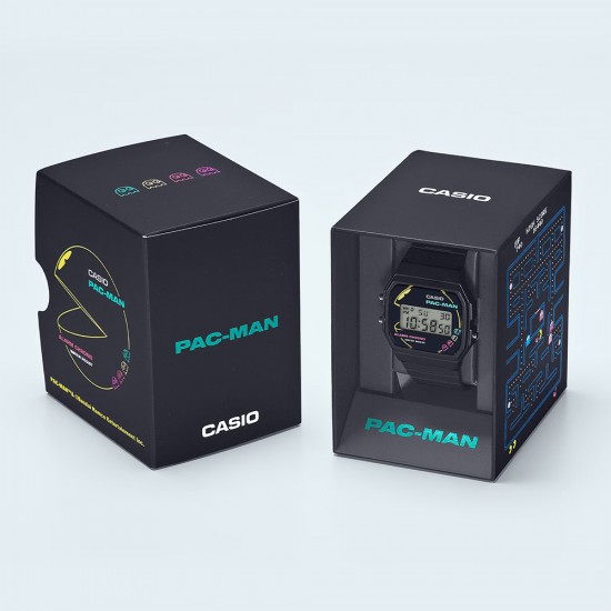 Casio General F-91WPC-1A PAC-MAN Black Resin Band Men Watch / Women Watch / Unisex Watch Casio General F-91WPC-1A PAC-MAN Black Resin Band Men Watch / Women Watch / Unisex Watch