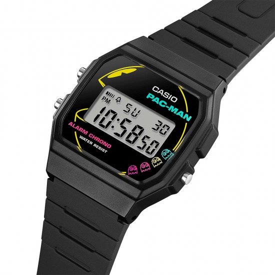 Casio General F-91WPC-1A PAC-MAN Black Resin Band Men Watch / Women Watch / Unisex Watch Casio General F-91WPC-1A PAC-MAN Black Resin Band Men Watch / Women Watch / Unisex Watch