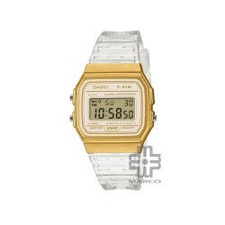 Casio General F-91WS-7A2 Transparent Resin Band Women Watch