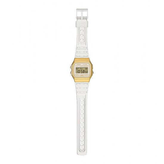 Casio General F-91WS-7A2 Transparent Resin Band Women Watch