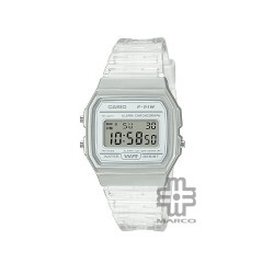 Casio General F-91WS-7A2 Transparent Resin Band Women Watch