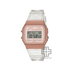 Casio General F-91WS-7A3 Transparent Resin Band Women Watch