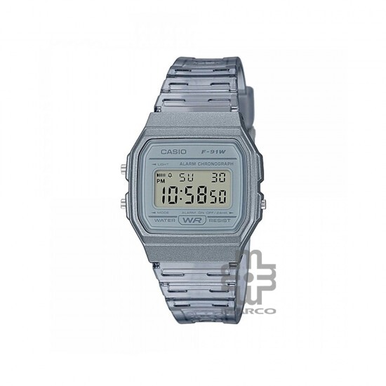 Casio General F-91WS-8 Digital Grey Resin Band Men Watch / Women Watch / Youth Watch Casio General F-91WS-8 Digital Grey Resin Band Men Watch / Women Watch / Youth Watch