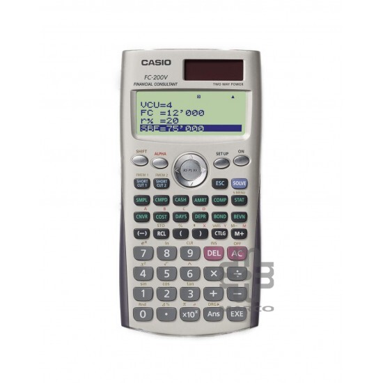Casio Financial Calculator FC-200V