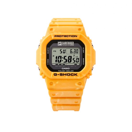Casio G-Shock x Surfrider Foundation Japan G-5600SFJ-9 Yellow Resin Band Men Sports Watch