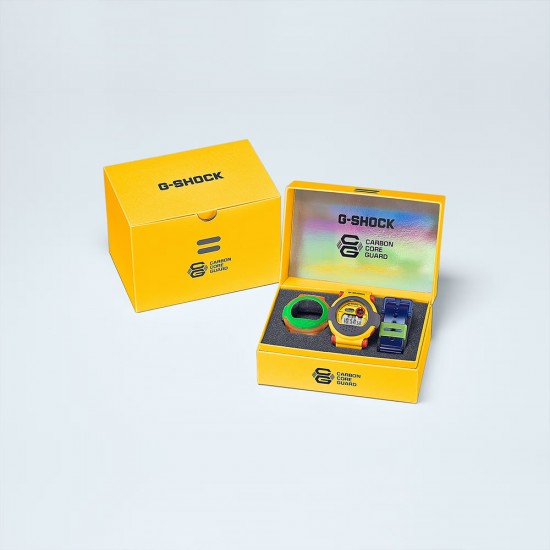 Casio G-Shock G-B001MVE-9 Yellow Resin Band Men Sport Watch