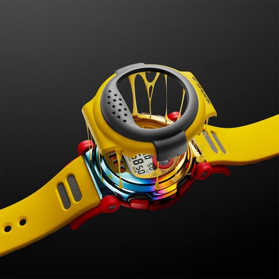 Casio G-Shock G-B001MVE-9 Yellow Resin Band Men Sport Watch