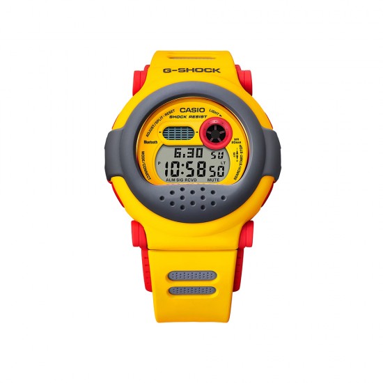 Casio G-Shock G-B001MVE-9 Yellow Resin Band Men Sport Watch