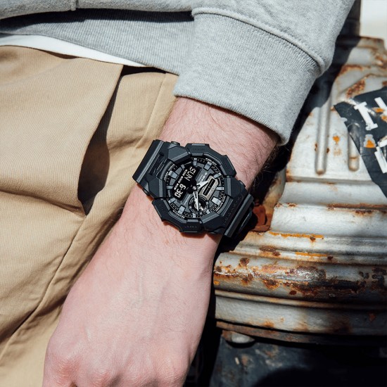 Casio G-Shock GA-010-1A1 Black Resin Band Men Sport Watch