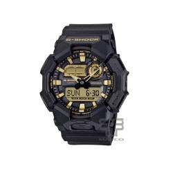 Casio G-Shock Black and Gold Series GA-010GB-1A9 Black Bio-based Resin Band Men Sports Watch
