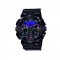 Casio G-Shock Virtual Rainbow Series GA-100RGB-1A Black Resin Band Men Sport Watch