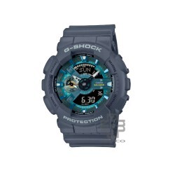 Casio G-Shock GA-110AS-2A Blue Bio-based Resin Band Men Sport Watch