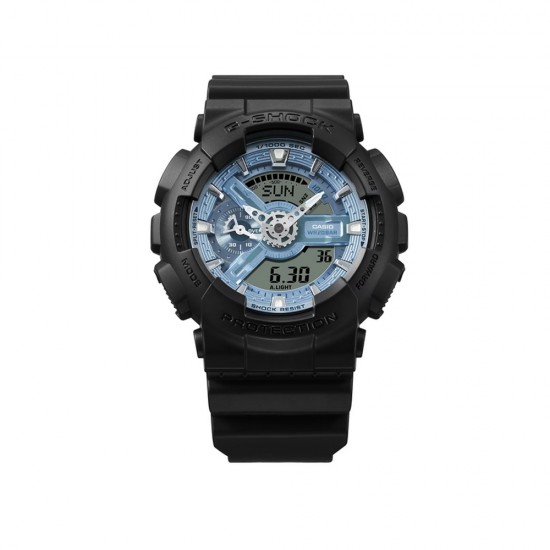 Casio G-Shock GA-110CD-1A2 Black Resin Band Men Sports Watch