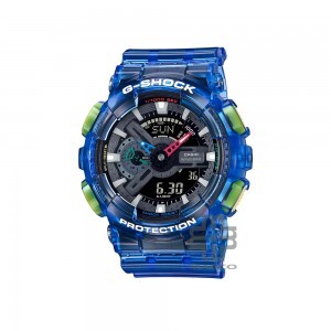 Casio G-Shock Joy Topia Series GA-110JT-2A Vivid Light Blue Resin Band Men Sports Watch