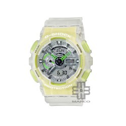 Casio G-Shock GA-110LS-7A White Semi-Transparent Resin Band Men Sports Watch