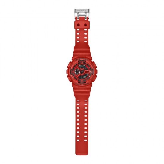 Casio G-Shock GA-110RRB-4A Red Bio-based Resin Band Men Sports Watch