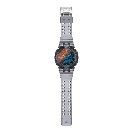 Casio G-Shock Beach Time Lapse Series GA-110TLS-8A Grey Translucent Resin Band Men Sports Watch