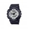 Casio G-Shock Black and Brilliant White Series GA-110WD-1A Black Resin Band Men Sports Watch