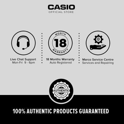 Casio G-Shock GA-140DC-1A Black Resin Band Men Sports Watch
