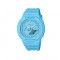 Casio G-Shock Tone-On-Tone Series GA-2100-2A2 Turquoise Blue Bio-Based Resin Band Men Sport Watch
