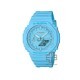 Casio G-Shock Tone-On-Tone Series GA-2100-2A2 Turquoise Blue Bio-Based Resin Band Men Sport Watch
