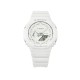 Casio G-Shock Tone-On-Tone Series GA-2100-7A7 White Bio-Based Resin Band Men Sport Watch
