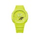Casio G-Shock Tone-On-Tone Series GA-2100-9A9 Yellow Bio-Based Resin Band Men Sport Watch